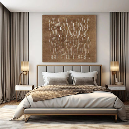 Super-Sized Hand-Painted Modern Abstract Wall Decor for Family Home Teen Hangouts