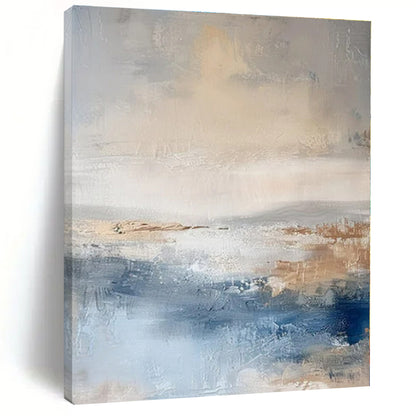 Oversized Custom Hand-Painted Abstract Art for Dining Room and Hallway