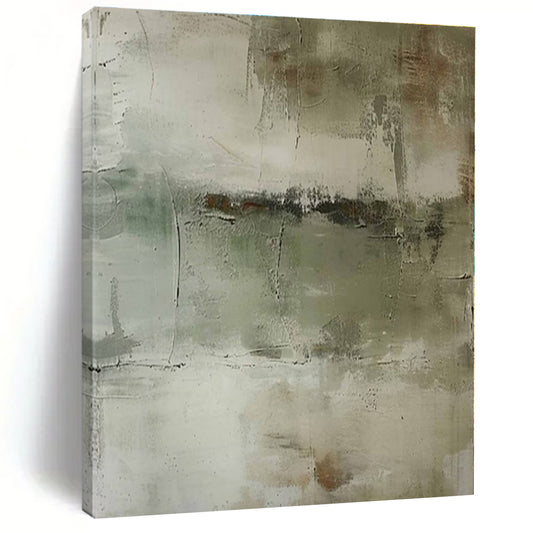 Oversized Custom Hand-Painted Abstract Painting for Office and Bar
