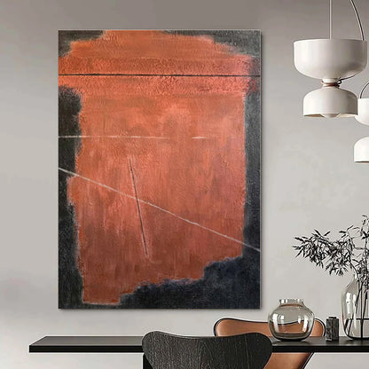Hand-Painted Personalized Abstract Canvas for Office Finance Teams