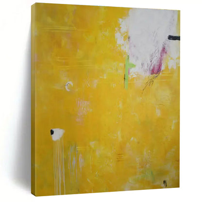 Hand-Painted Bespoke Abstract Canvas for Office & Hotel Lounges