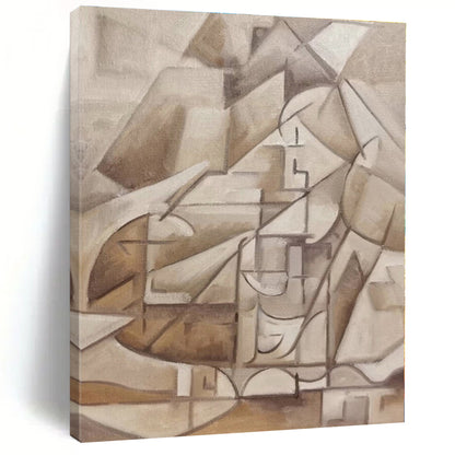 Super-Sized Custom Abstract Painting for Sunroom Skylight Ceiling Panels