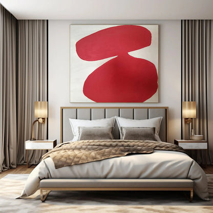 Oversized Hand-Painted Modern Abstract Painting for Elegant Home Living Rooms