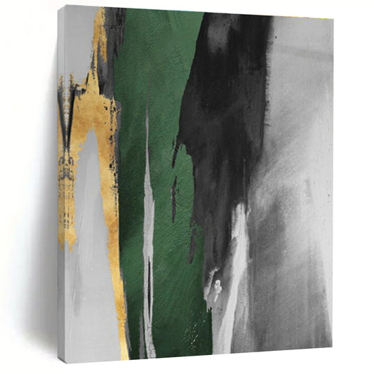 Made-to-Measure Colossal Hand-Painted Abstract Wall Art for Architectural Spaces LargeART0637