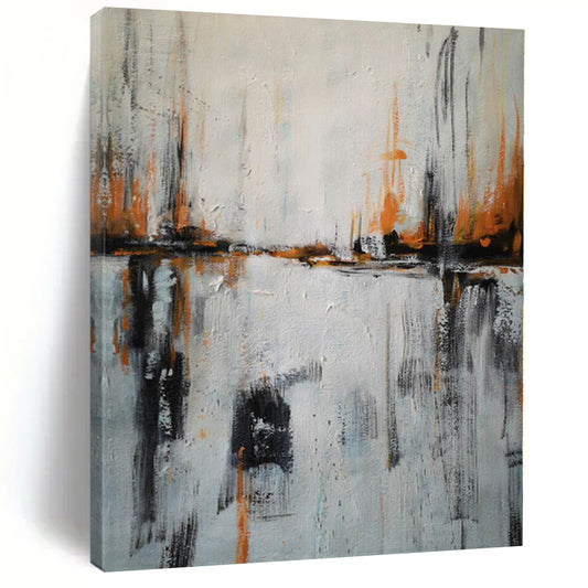 Vast Custom Abstract Wall Art for Home Theater Feature Wall