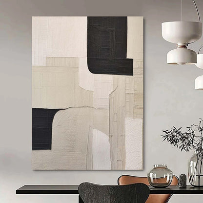 Monumental Handcrafted Abstract Canvas for Veterinary Specialty Clinic Consultation Rooms