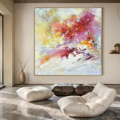 Extra-Huge Modern Abstract Wall Decor for Artisan Cheese Shop Displays