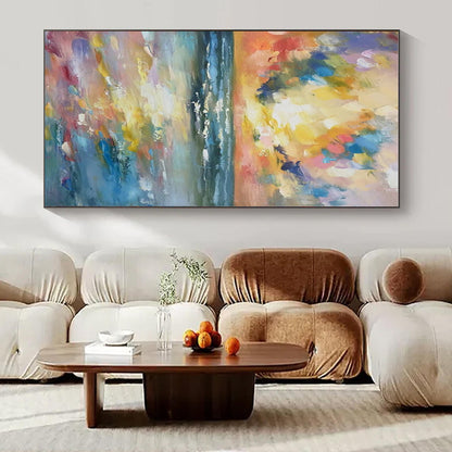 Custom Hand-Painted Abstract Painting for Bar & Bedroom