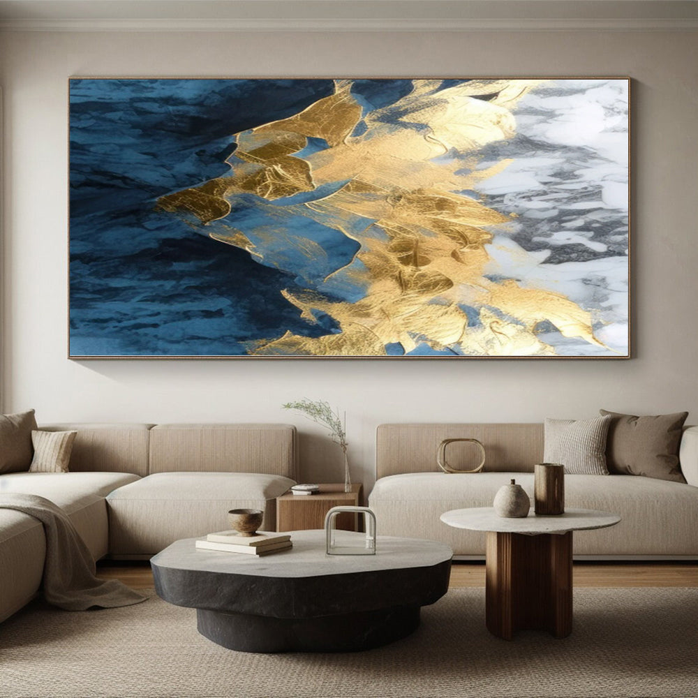Giant Made-to-Order Abstract Canvas for Walk-in Pantry Feature Walls