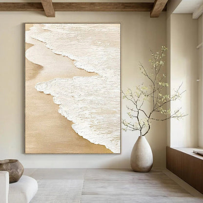 Oversized Hand-Painted Modern Abstract Mural for Family Home Playrooms
