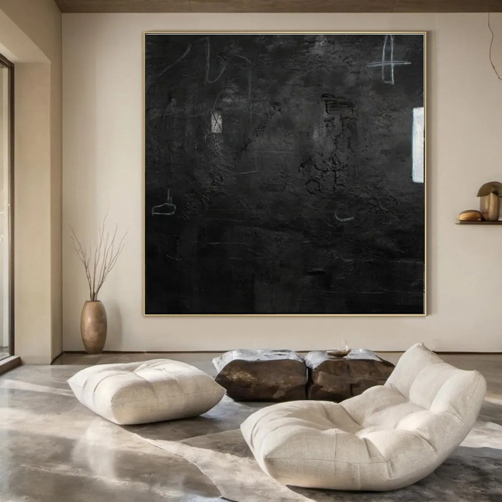 Oversized Custom Hand-Painted Abstract Art for Dining Room & Hallway