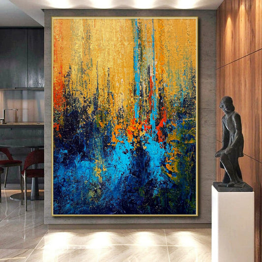 Giant Abstract Viking Art - Made to Order Acrylic for Nordic-Themed Restaurants