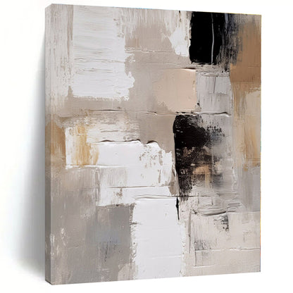 Mammoth Custom Abstract Art for Guest Room Fireplace Feature Wall