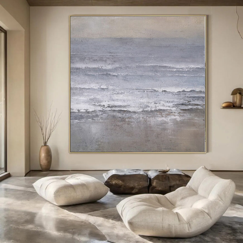 Dazzling Hand-Painted Abstract Painting for Living Room Above Entryways