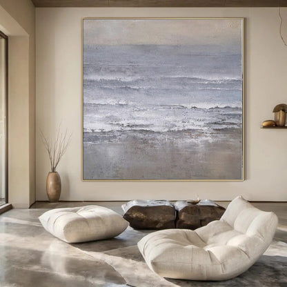 Dazzling Hand-Painted Abstract Painting for Living Room Above Entryways