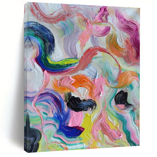 Super-Sized Custom Abstract Wall Art for Home Craft Room Storage Wall