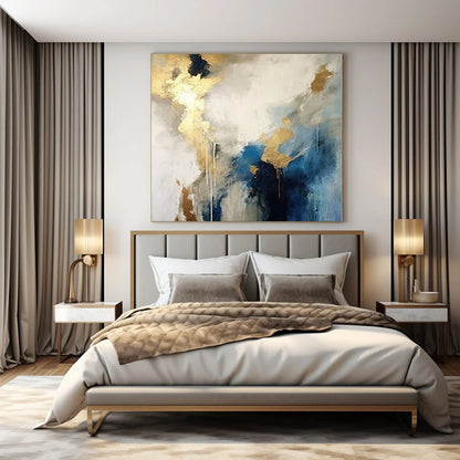 Bohemian Rhapsody Hand-Painted Mural for Eclectic Bedroom Accent Walls