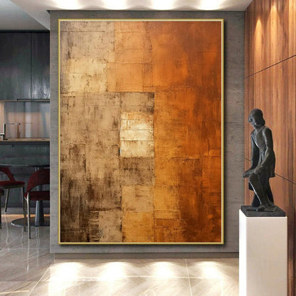 Large Custom Abstract Canvas for Kids’ Playroom Reading Nooks