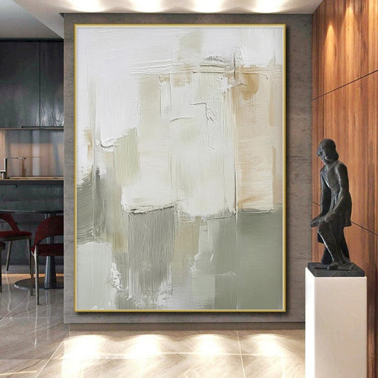 Super-Sized Made-to-Order Abstract Wall Art for Reading Nook Window Seat Wall