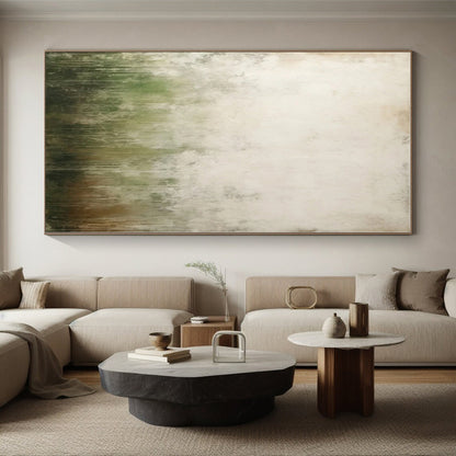 Huge Bespoke Hand-Painted Abstract Wall Art for Home Theater Immersion Wall