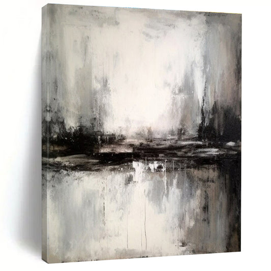 Extra-Huge Hand-Brushed Abstract Painting for Home Music Studio Practice Wall LargeART0623