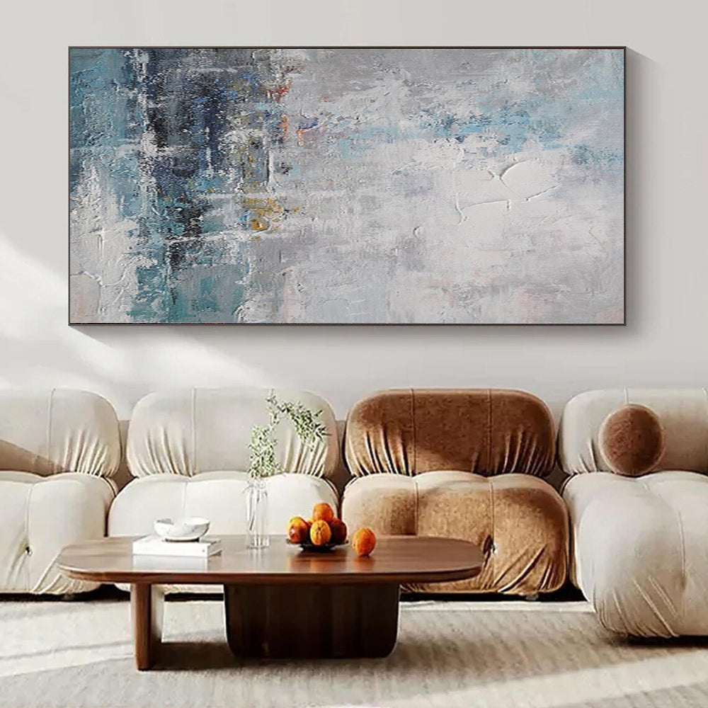 Giant Hand-Painted Contemporary Abstract Art for Family Home Art Studios