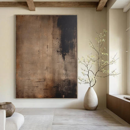 Hand-Painted Personalized Abstract Canvas for Office and Bedroom