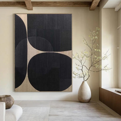 Immense Handcrafted Abstract Art for Horse Stable Lounge Areas