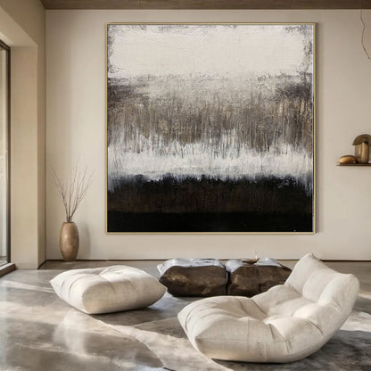 Epic-Scale Hand-Painted Abstract Canvas for Living Room Feature Walls