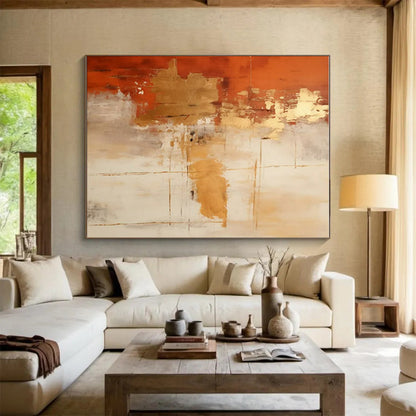 Super-Sized Modern Abstract Canvas for Kids’ Playroom Imaginative Backdrop