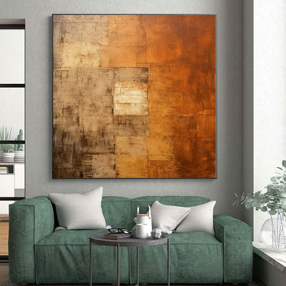 Large Custom Abstract Canvas for Kids’ Playroom Reading Nooks