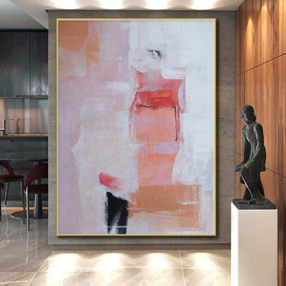 Immense Abstract Canvas for Pool House Cabanas - Made to Order Resin on Canvas