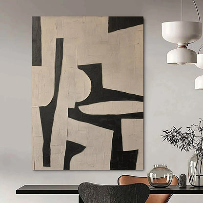 Colossal Hand-Painted Contemporary Abstract Painting for Music Concert Venue Backdrops
