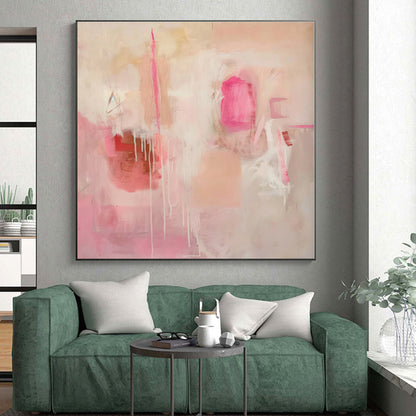 Staggering Custom Abstract Painting for Home Bar and Lounge Feature Wall