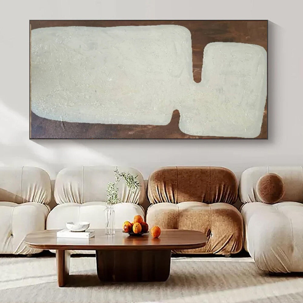 Large Hand-Painted Contemporary Abstract Wall Art for Cozy Home Kitchens