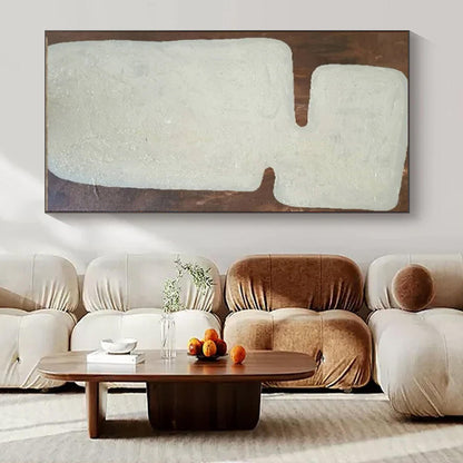 Large Hand-Painted Contemporary Abstract Wall Art for Cozy Home Kitchens