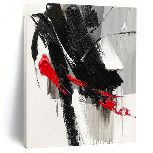 Monumental Modern Abstract Wall Art for Entryway Dramatic First Impression