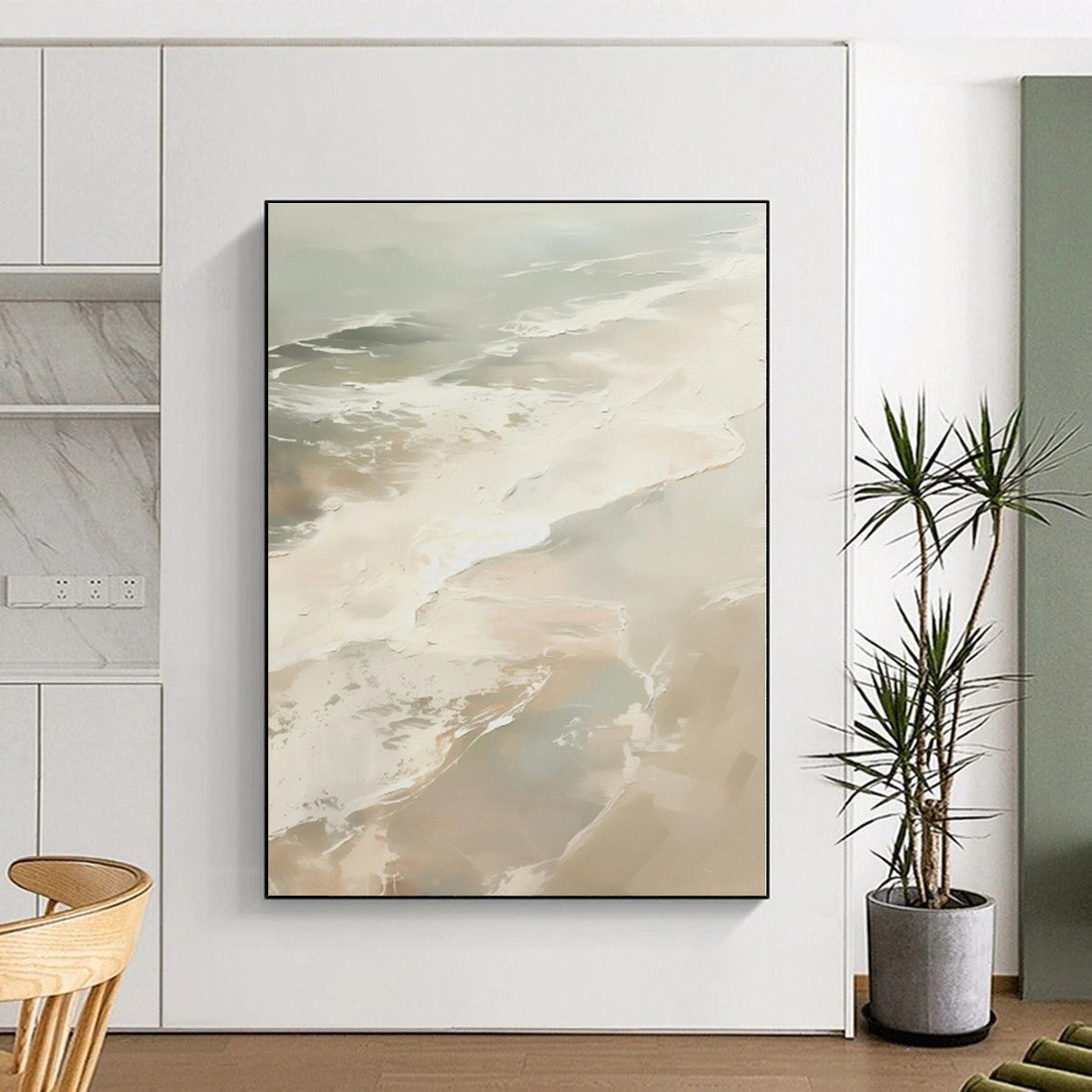 Mammoth Custom Abstract Canvas for Home Indoor Pool Lounge Area Wall