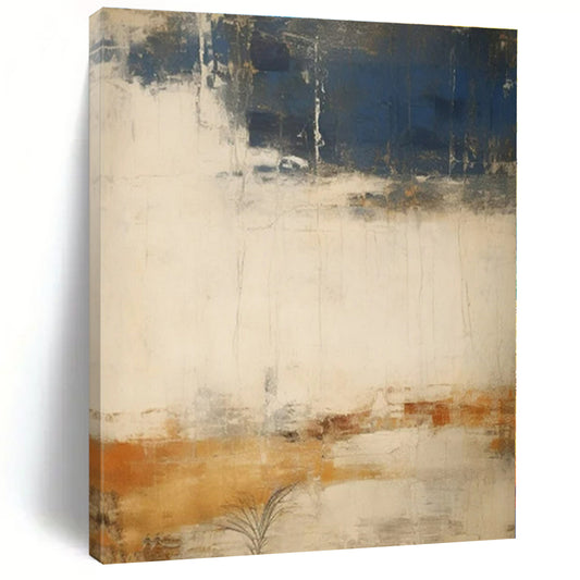 Hand-Painted Bespoke Abstract Canvas for Bedroom and Hotel Suite